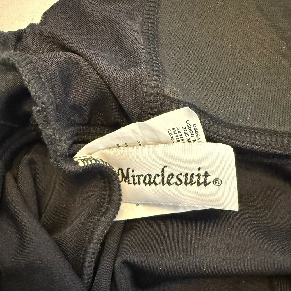 Miraclesuit Black Twist Front Tankini - Picture 2 of 16